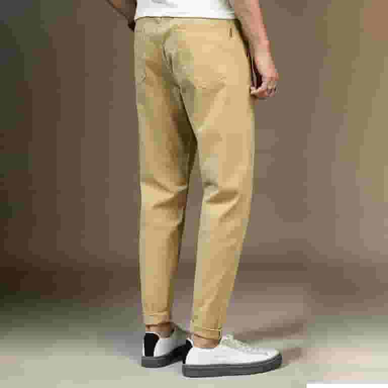 SWSMCLT Men's Chino Pants Solid Cotton Fitted Trousers SWSMCLT Men's Chino Pants Solid Cotton Fitted Trousers
