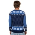 thumbnail image 5 of Disney Stitch Men's Nice-Ish Holiday Lights Pullover Ugly Christmas Crewneck Sweater, 5 of 6