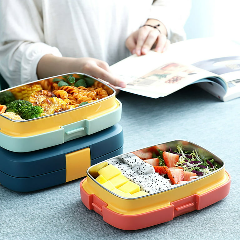 Zhaghmin Kitchen Glass Containers Bento Lunch Box Reusable Food Container for School Work Travel Student Lunch Box Bento Box Large Sandwich Baggies
