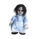 thumbnail image 4 of Muñeco fantasma de Halloween con sonido y movimiento aterrador para interiores y exteriores, luz de terror. Vestido azul, 4 of 9
