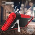 thumbnail image 2 of Case for iPhone 11, Red Tri-Shield [Military Grade] Rugged Cover with Metal Kickstand [Includes Wrist Strap Lanyard] for Apple iPhone 11 (2019, 6.1" Model), 2 of 11
