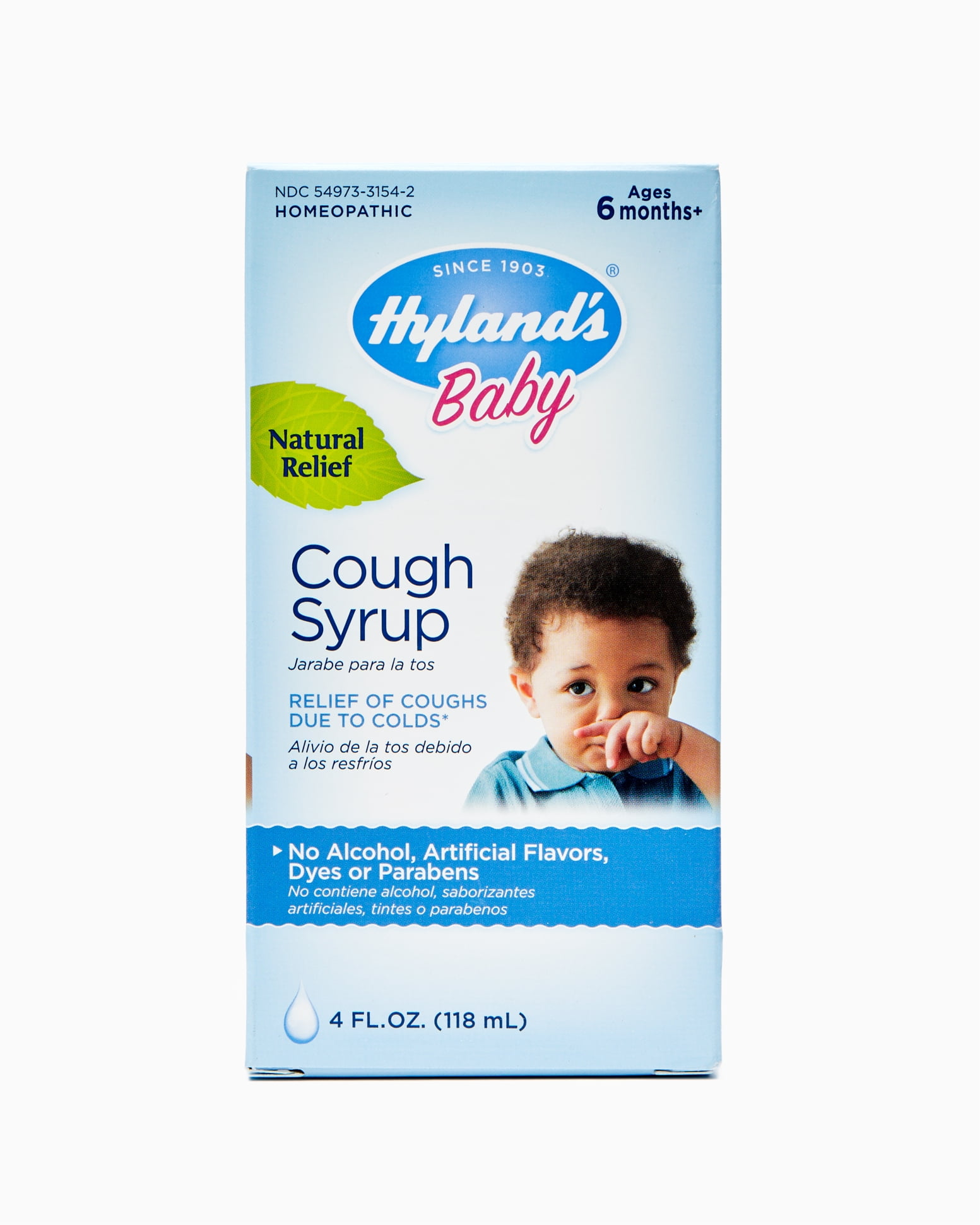 Hyland's Baby Cough Syrup, Natural Relief of Coughs Due to Colds, 4