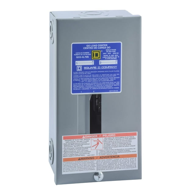 Centro de carga Schneider Electric QO24L70SCP 70A 2S 4C