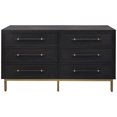 Hopper Studio Sophia Black 6 Drawer Dresser