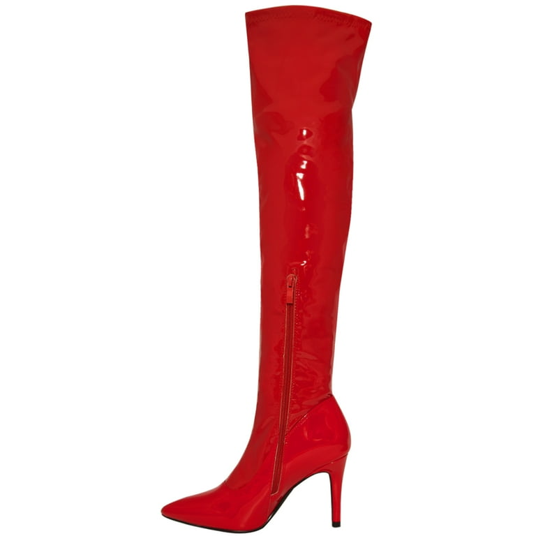 Fashion Thirsty Womens Ladies Mens High Over The Knee Stretch Boots Walmart