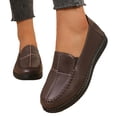 thumbnail image 5 of HXWCHs Breathable On Casual Sneakers for Women Featuring Soft Cushioned Sole All Day Walking Comfort 7 Brown, 5 of 6