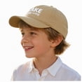 thumbnail image 3 of CAUYDY Children Boy Baseball Cap for Baby Toddler Boys Summer Cap Sun Protection Dinosaur 5T 6T 7T 8T Kids Boy Trucker Hats (Sizes 3-8 Years,P05-Khaki), 3 of 5