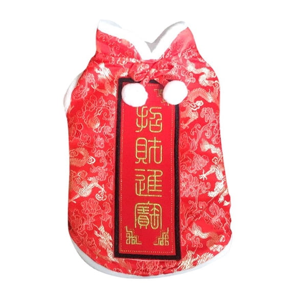 Chinese Dog Clothes Pet Tang Suit Dog Clothes Chinese Dog Coat For Large Dogs Pet Costume New Year Festive Clothes