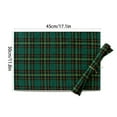 thumbnail image 4 of Wzzjkit Christmas Placemats Table Placemats, Red and Green Plaid Christmas Place Mats, 12x18 Inch Winter Xmas Holiday Table Mats for Party Kitchen Dining Decoration, 4 of 7