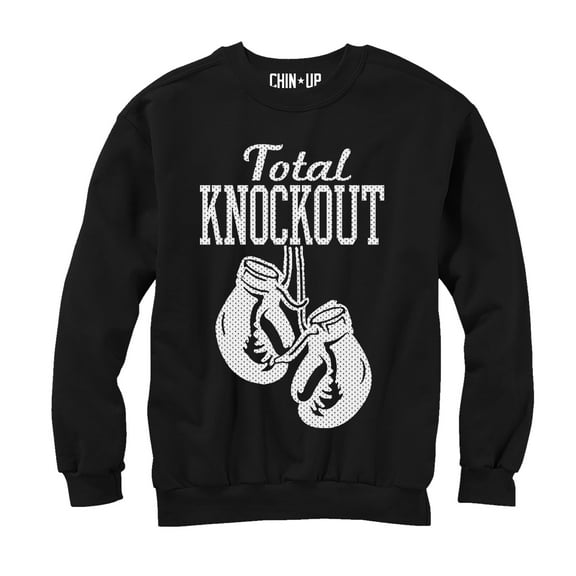 Women's CHIN UP Total Knockout Sweatshirt Black Medium