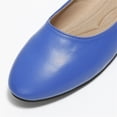 thumbnail image 6 of CucumberDay Comfortable Faux Leather Insole Low Heels Dress Shoes For Ladies,Stylish Comfortable Ballet Flat, Elegant Work Penny shoes ,Cute Round Toe Dress shoes for Ladie （Blue,US9.5）, 6 of 7