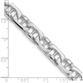 thumbnail image 2 of 14K White Gold 8.5mm Hand-Polished Fancy Link Chain (20 X 8.5) Made In Peru wlk409-20, 2 of 5