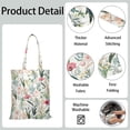 thumbnail image 3 of Boho Bloom Foldable Tote Bag - Washable & Spacious Shopping Bag with Vintage Design, 3 of 6