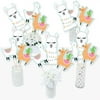 Big Dot of Happiness Whole Llama Fun - Llama Fiesta Baby Shower or Birthday Party Centerpiece Sticks - Table Toppers - Set of 15