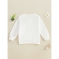 thumbnail image 3 of SUNSIOM Kids Girls Sweatshirt, Long Sleeve Crew Neck Letters Print Pullover Hoodie Clothes, 3 of 6