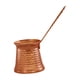 thumbnail image 3 of Tetera de goteo hecha a mano con forma de llama martillada, tetera gruesa con mango largo, cafetera para el hogar y la oficina, 3 of 9