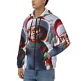 thumbnail image 2 of Lsque Chucky for Mens Full-zip Hoodie, Zip-up Pullover Hooded Sweatshirt, Kangaroo Pocket Hoodie Ideal for Daily Wear, Travel, and Home-XX-Large, 2 of 8