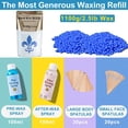 thumbnail image 6 of Charmonic Waxing Body Kit, 2.4lb/1100g Hard Wax Beads with Sticks and Wax Treatment Oils for Hair Removal (Blue), 6 of 13