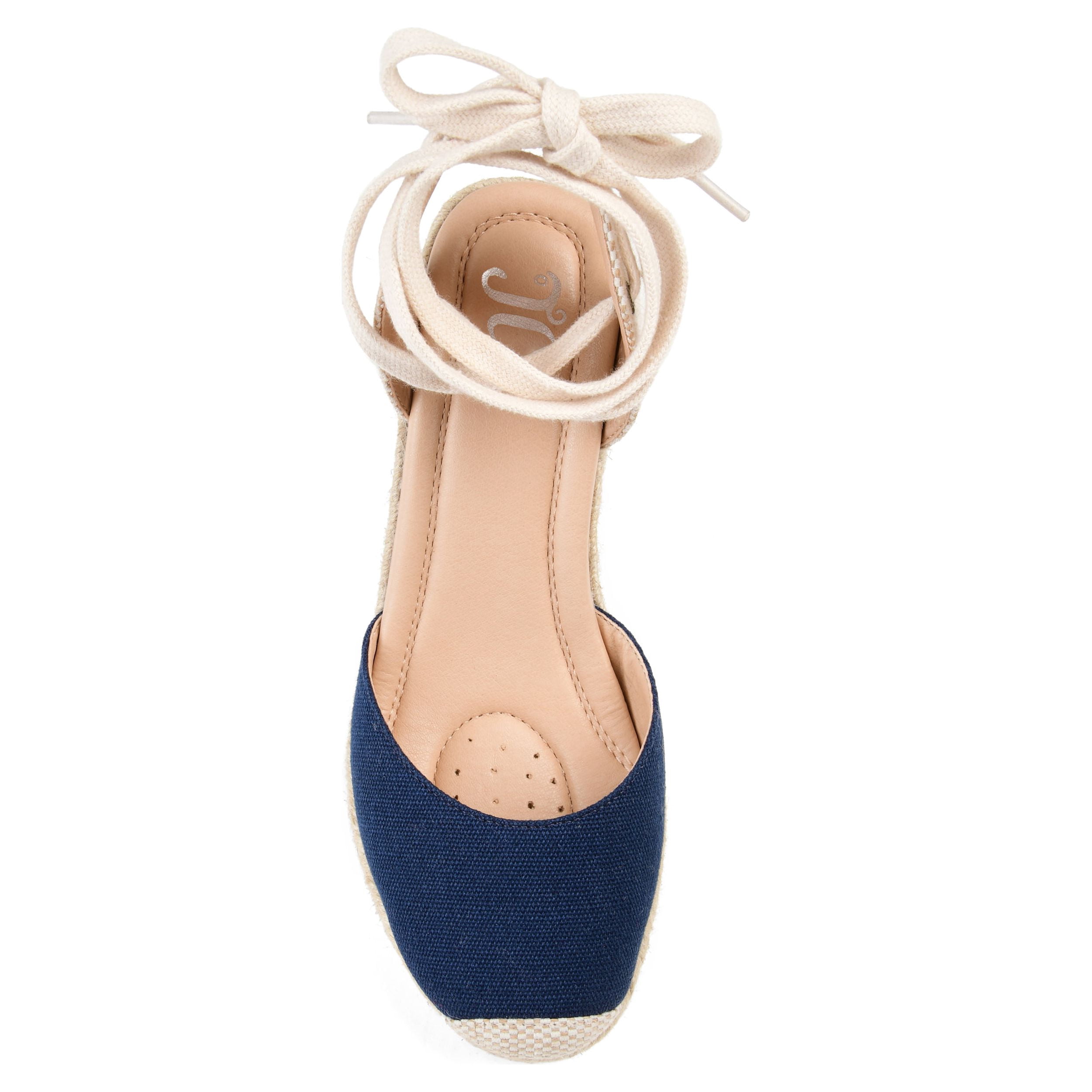 Journee Womens Monte Wedge Heel Espadrille Sandals, Widths Available