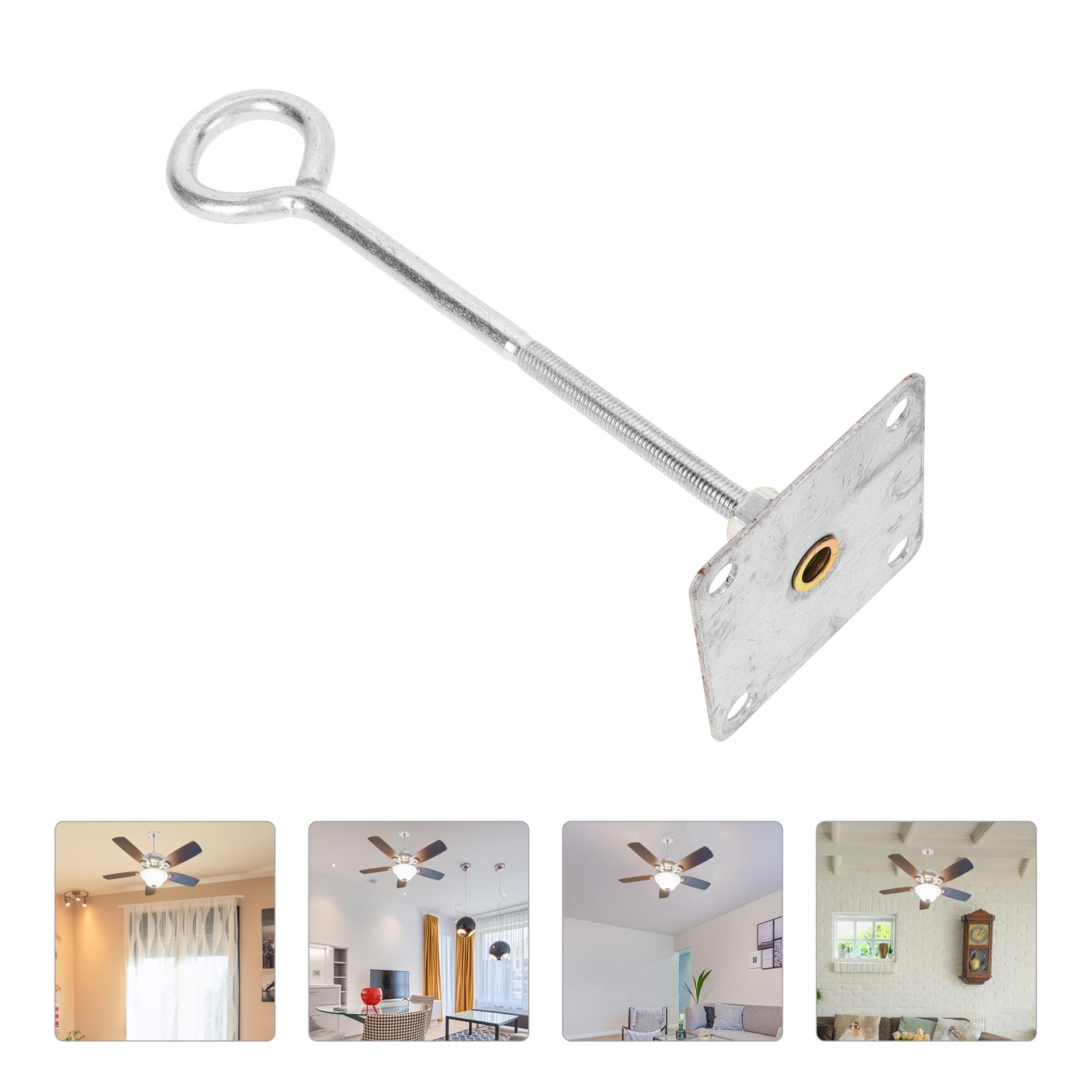 GAH-ALBERTS T-Form Angled Ceiling Hook - Galvanized Iron, Diameter 18mm, 20x5mm Plate