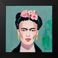 thumbnail image 2 of Munger, Pamela 12x12 Black Modern Framed Museum Art Print Titled - Frida, 2 of 5