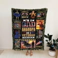 thumbnail image 4 of Female Veteran Gifts, Proud Female Veteran Blanket, Veteran Military Blanket US Veterans Gifts, Soft Warm Blanket Thank You Gifts for Veterans on Veterans Day Female Women Veteran Mom Grandma, 4 of 5