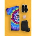 thumbnail image 3 of Girl T Shirt Art Tie Dye Spiral Women -Image by Shutterstock, Female x-Large, 3 of 4