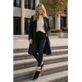 thumbnail image 5 of Women's Suede-Look Mid Calf Boots, Warm Fur Trim Chunky Heel Pull On Winter Booties, 5 of 7