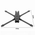 thumbnail image 5 of X10 10-Inch Carbon Fiber Frame Traverser Kit 440mm Wheelbase with Side Panels FPV Drone Positive X-Row Racks, 5 of 10