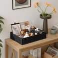 thumbnail image 4 of Encimera de baño Vanity Tray StorageWorks negra, paquete de 2, 4 of 7