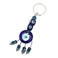 thumbnail image 4 of Raindrops Creative Evil Eye Key Chain Fashion Bag Hanging Decor Pendant Key Ring, 4 of 8