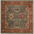 thumbnail image 6 of SAFAVIEH Mahal Napier Oriental Area Rug, Navy/Red, 3' x 3' Round, 6 of 7