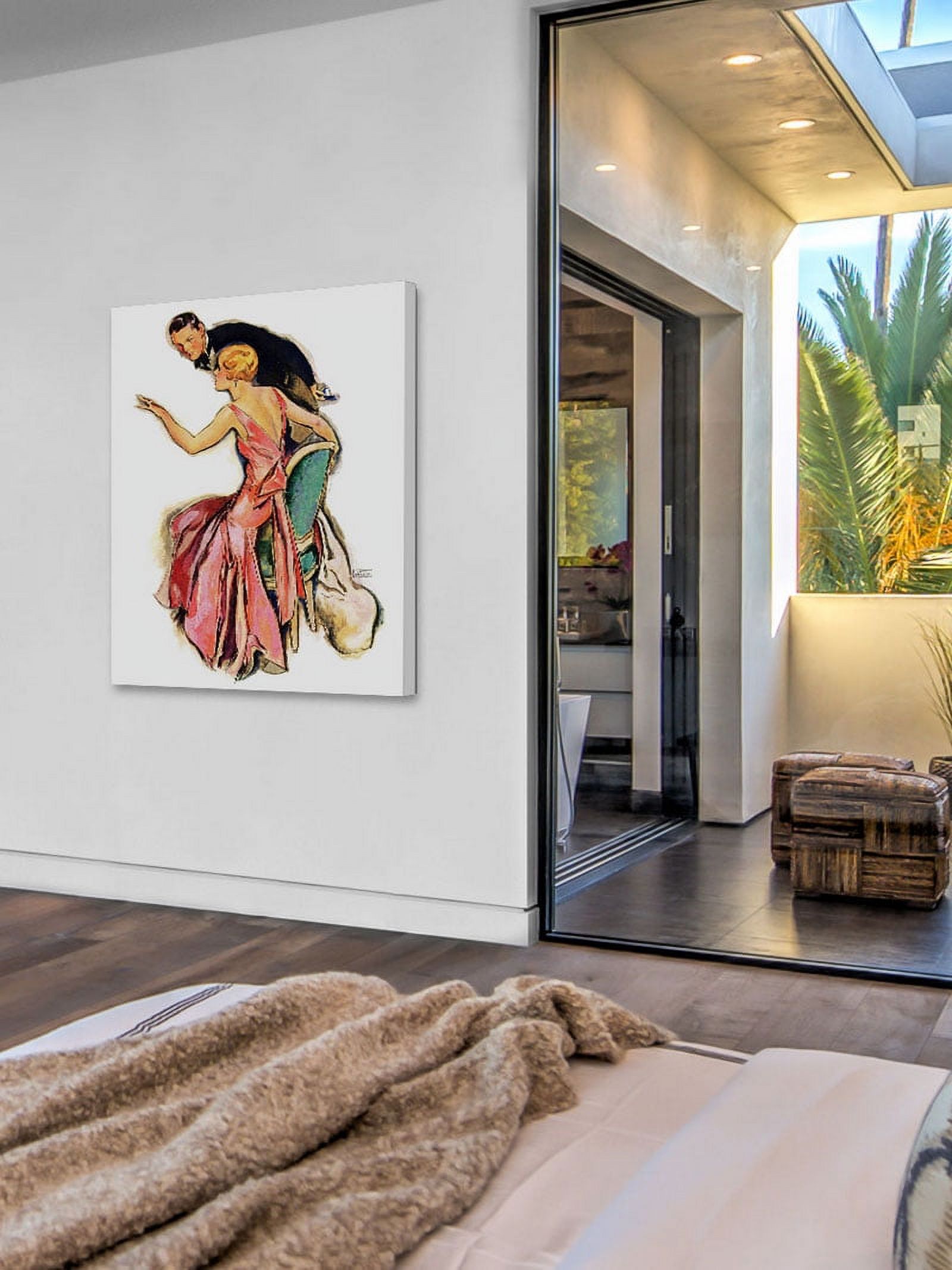 Marmont Hill "Engaged Couple" by John LaGatta Painting Print on Canvas
