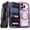 Wine, variant on Rome Tech Defender Crystal Case With Invisible Magsafe For Apple iPhone 17 Pro Max - Blue