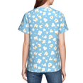 thumbnail image 7 of Wukai Blue Popcorn Youth Unisex Short Sleeve T-Shirt for Boys, Girls, Teens, and Kids-Small, 7 of 7