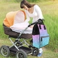 thumbnail image 6 of Xecao Multicolor Glitter print Large Capacity Nappy Bag is a multi-functional waterproof travel backpack, perfect as a nursing bag or mummy backpack for women, 6 of 6