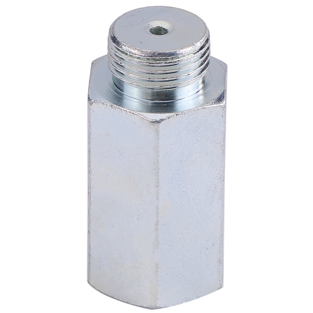 Extensor del sensor de oxígeno, acero inoxidable Lambda O2 Extensor del sensor de oxígeno Espaciador para Decat Hydrogen M18x1.5 Ecomeon no