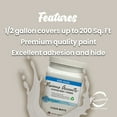 thumbnail image 4 of Visions Quality Coatings - Accents | Premium Paint & Primer 200Sq. Ft. | Half Gallon Scented Paint | Cloud White Semi-Gloss, 4 of 7