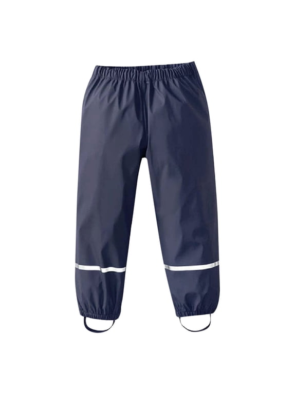 IROINNID Children's Mud Trousers Waterproof Breathable Rain Pants
