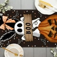 thumbnail image 4 of SUNOLIFE Halloween Table Runner Spooky Ghost Pumpkins Cat Kitchen Dining Table Decorations 13 x 72 Inch, 4 of 4