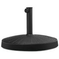 thumbnail image 1 of Gymax Base Ronde en Résine de 49 Lb pour Parasol de Patio avec Support et Bouton Réglable, 1 of 10