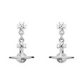 thumbnail image 1 of Pendientes de nicho de Saturno de estilo europeo y americano, aretes cruzados de bola de cristal transparente OVNI, 1 of 6