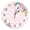 E53, variant on Flower Pink Clocks Wall Home Decoration Modern Kitchen Teen Room Bedroom Living Room Decor Wall Clock(14 Inch)