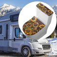 thumbnail image 6 of HELLHERO Sunflower Pattern Soft Non-Slip 2 Pack with Stretch Toilet Cover Set Washable, 6 of 7