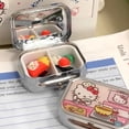 thumbnail image 3 of Caja de medicina pequeña Kawaii Hello Kittys My Melodys, Mini paquete de viaje, almacenamiento portátil a prueba de humedad, cajas selladas2187, 3 of 5