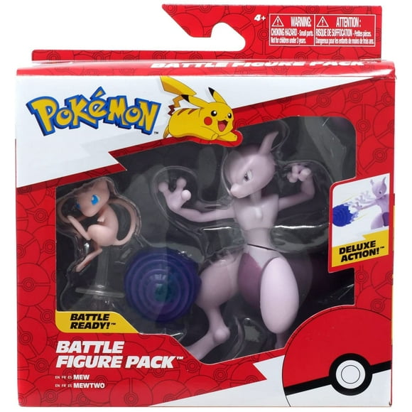 Juego de figuras de batalla de Pokémon, paquete de 2 unidade