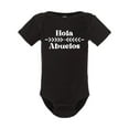 thumbnail image 2 of Hola Abuelos Bodysuit, Funny Cute Baby Shower Baby Bodysuit, Newborn, Baby Shower, Gift for baby, Spanish Grandma Grandpa Mexican Hispanic, 2 of 4