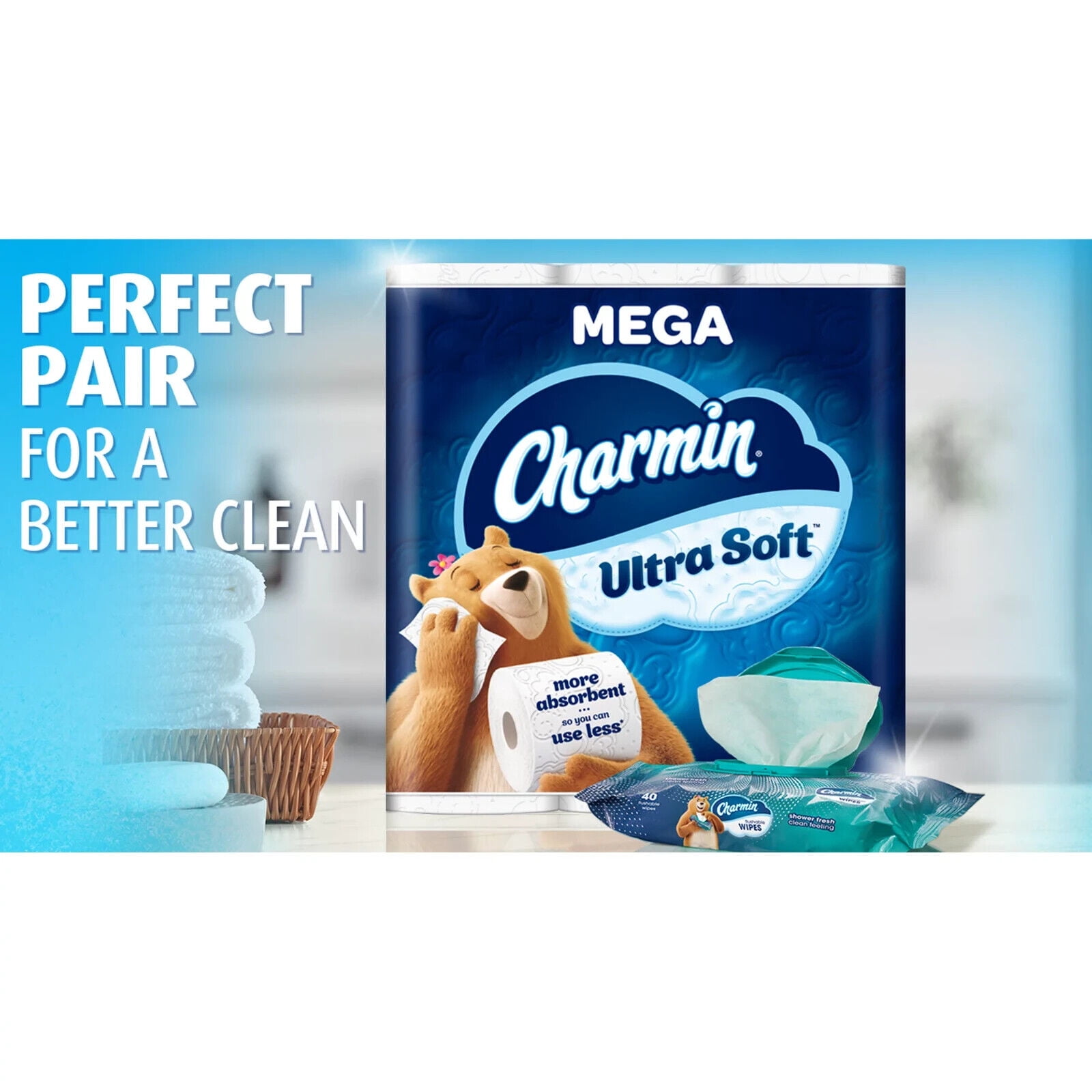 Charmin Ultra Soft Toilet Paper, 12 Mega Roll