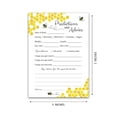 thumbnail image 3 of BEE Prediction and Advice Cards - Pack of 25 - Bumblebee Baby Shower Games, Yellow neutral Bumble bee New Parents, Mom & Dad to be, Mommy & Daddy Message, Honey bee Coed Activity Keepsake G620-PDAV, 3 of 4