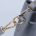 thumbnail image 1 of Bucket Bag Faux Leather Tassel Drawstring Crossbody Women Solid Color Handbag Pouch Women Solid Color Shoulder Bag Handbag, Gray, 1 of 9